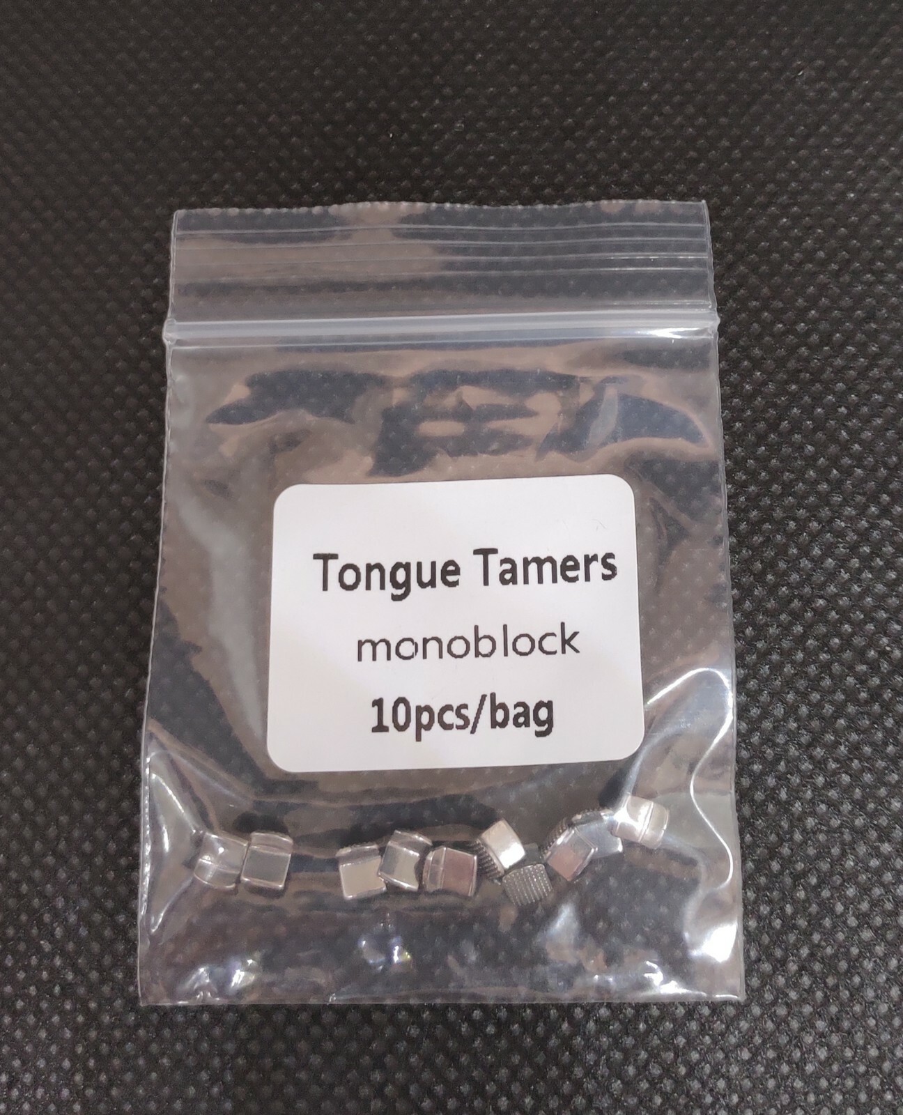 10Pcs Dental Orthodontic MIM Bite Turbos Tongue Tamers Monoblock Bondable Hinge