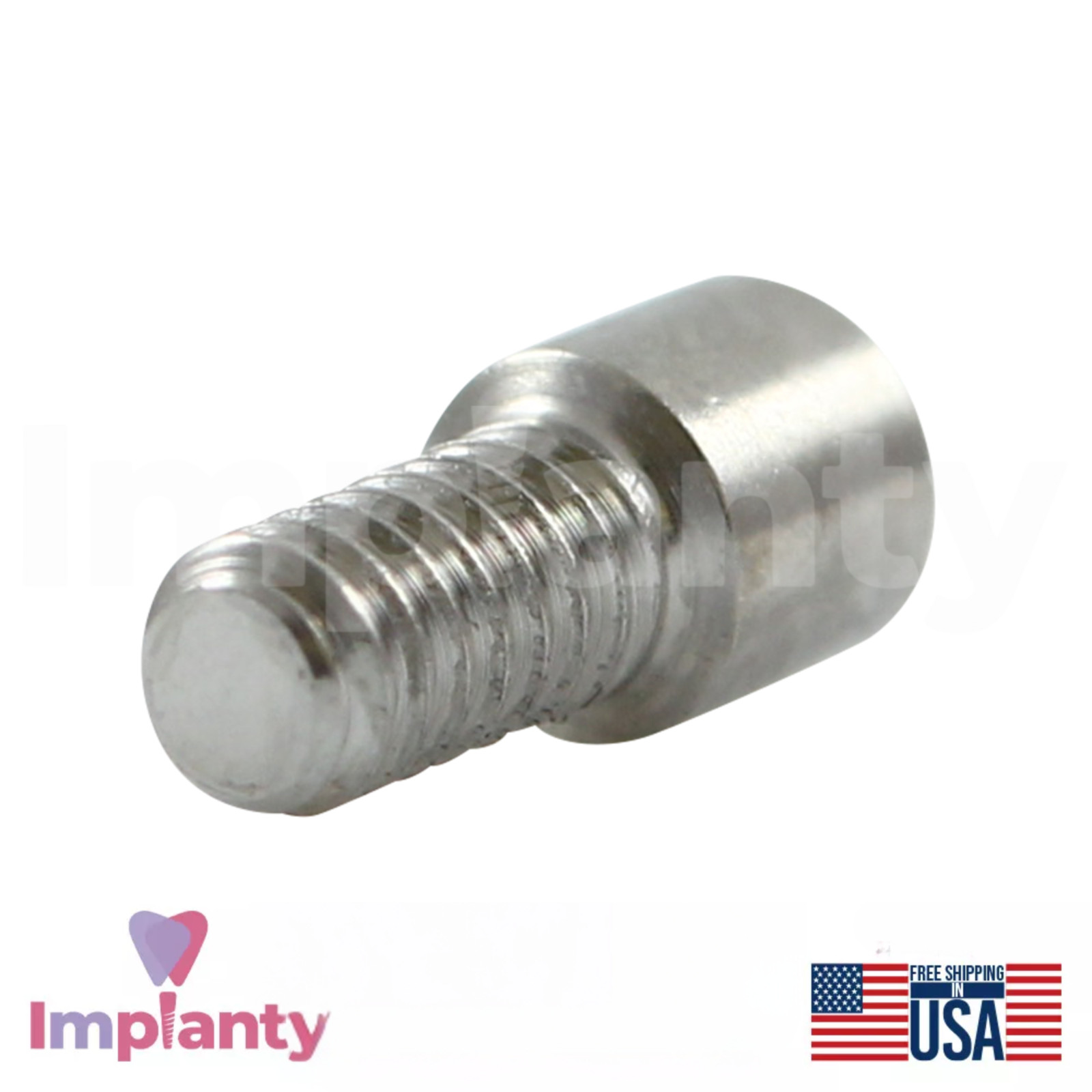 5x Dental Straight Multi Unit NP Conical Connection 2.25mm Titanium Sleeve Set