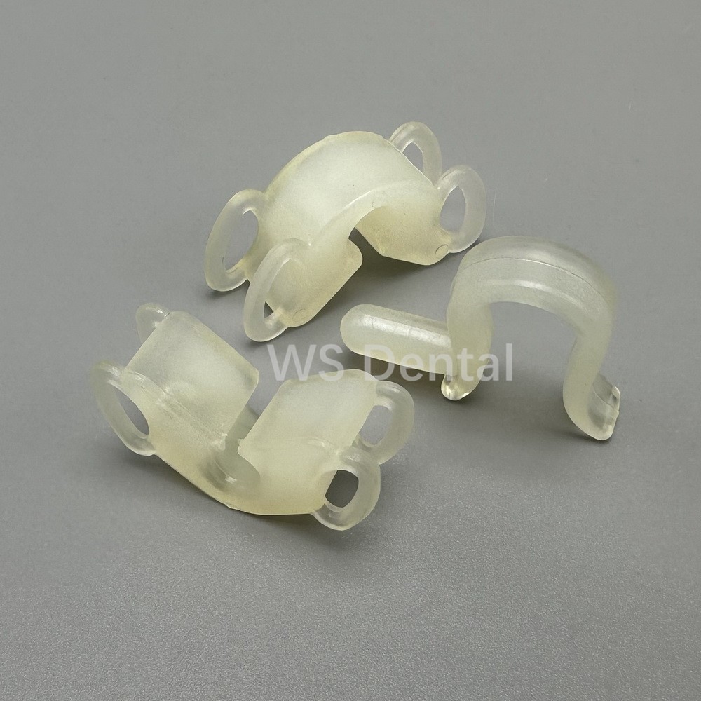 Silicone Soft Bite Block Dental Mouth Opener Props Occlusal Pad Cheek Retractor