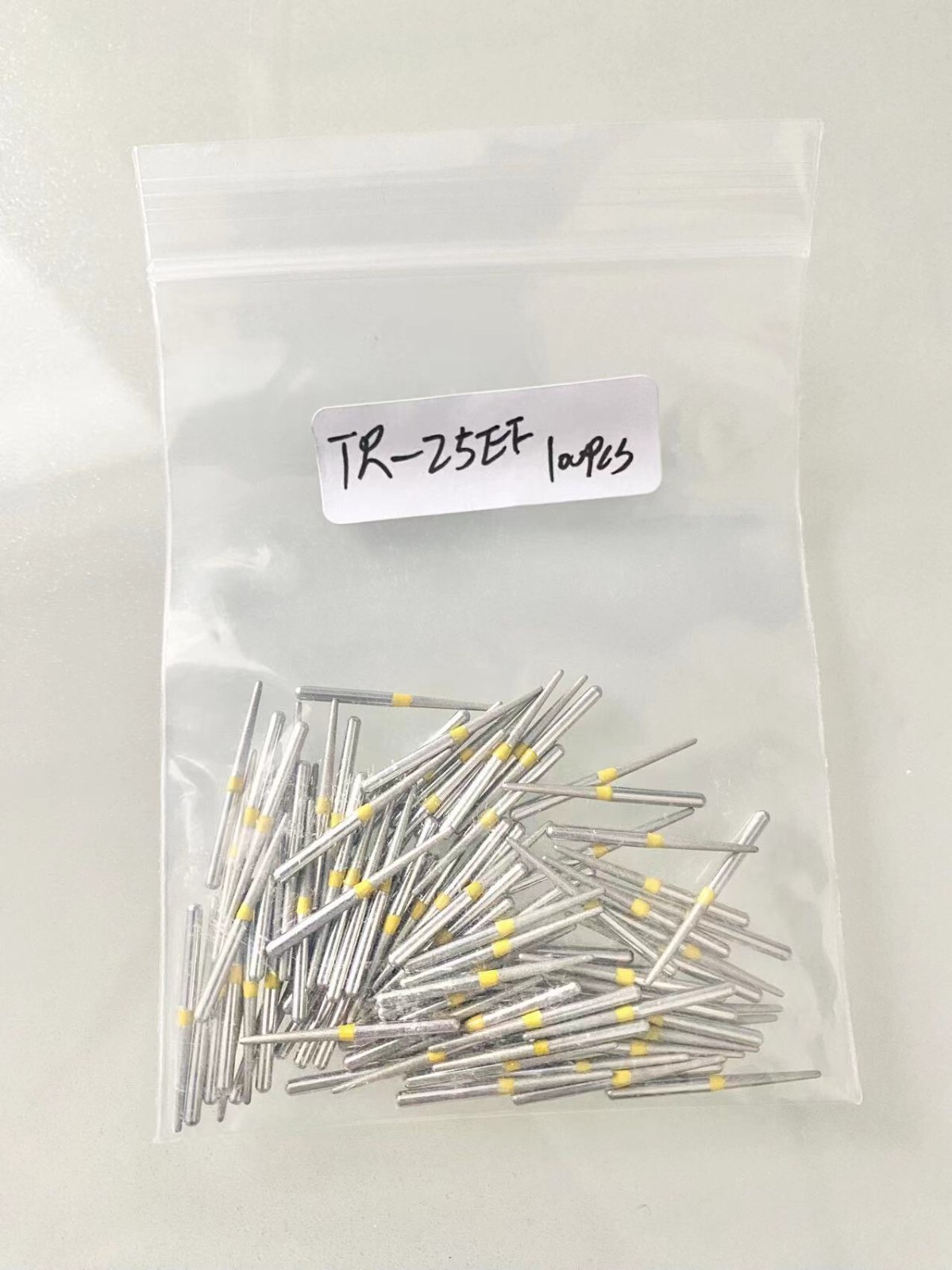 100 PCS High Quality Yellow Extra Fine Grit Diamond Burs for Dental Handpiece