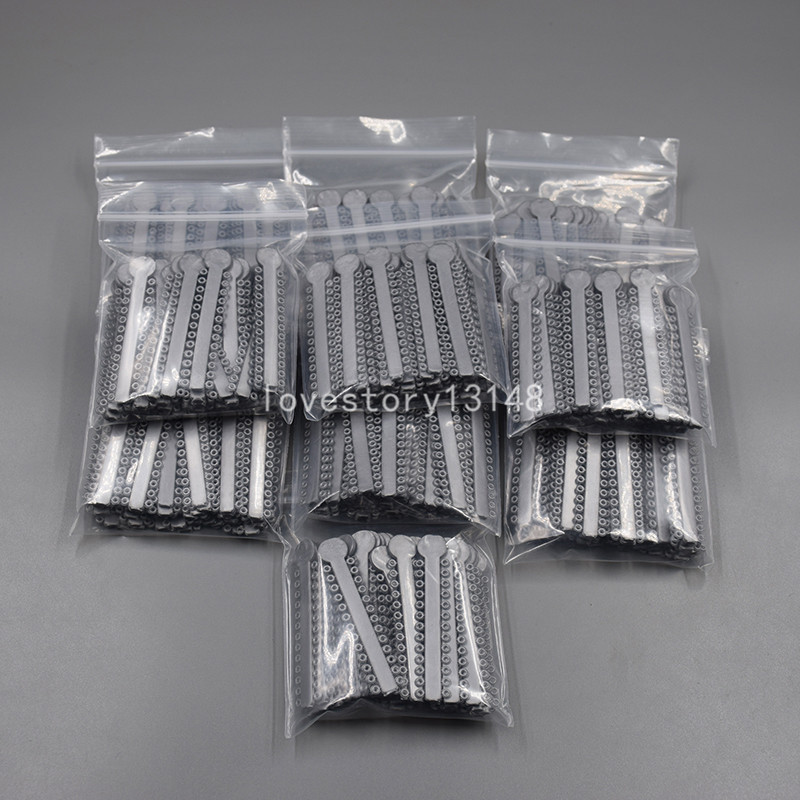 Dental Orthodontic Ligature Ties Rubber Bands 1008Pcs/ Pack 46 Colors For Choose