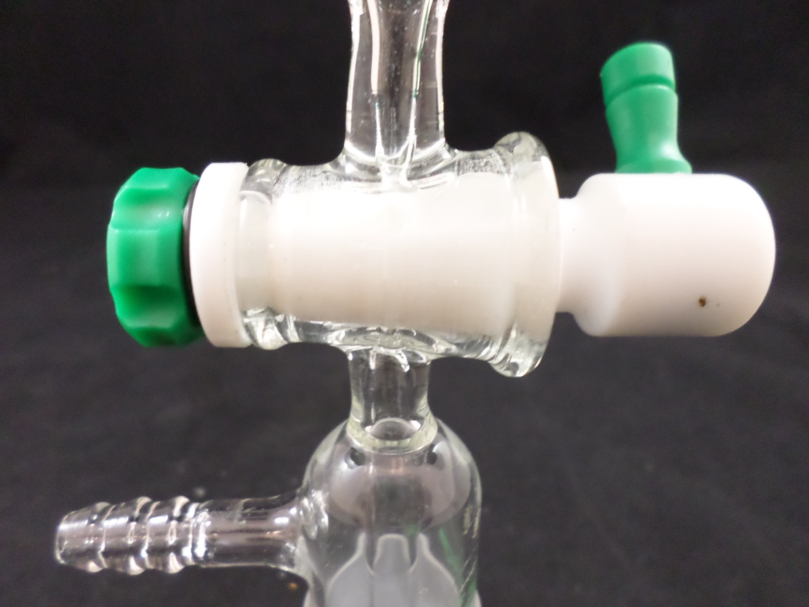 CHEMGLASS Glass 100mL C Frit Solid Phase Peptide Synthesis Vessel GL-25 24/40