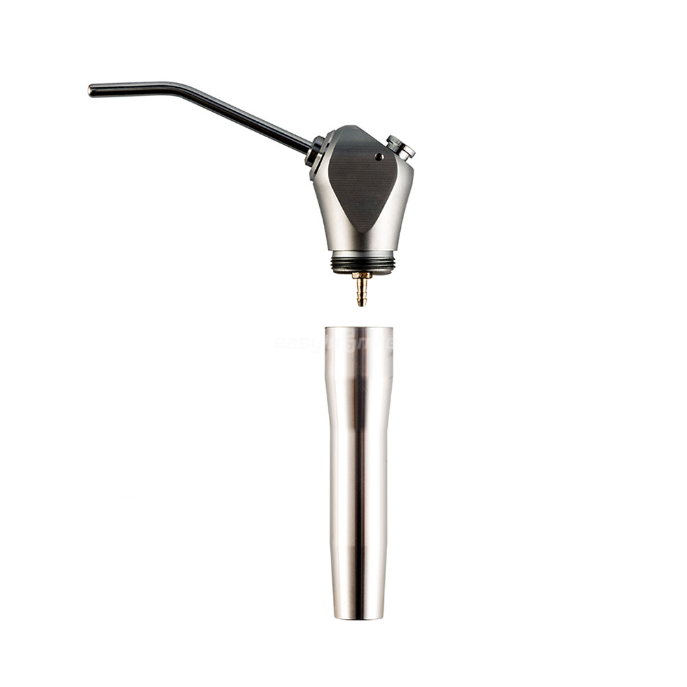 EASYINSMILE Dental 3 Way Air Water Spray Triple Syringe Handpiece 2 Nozzles Tips