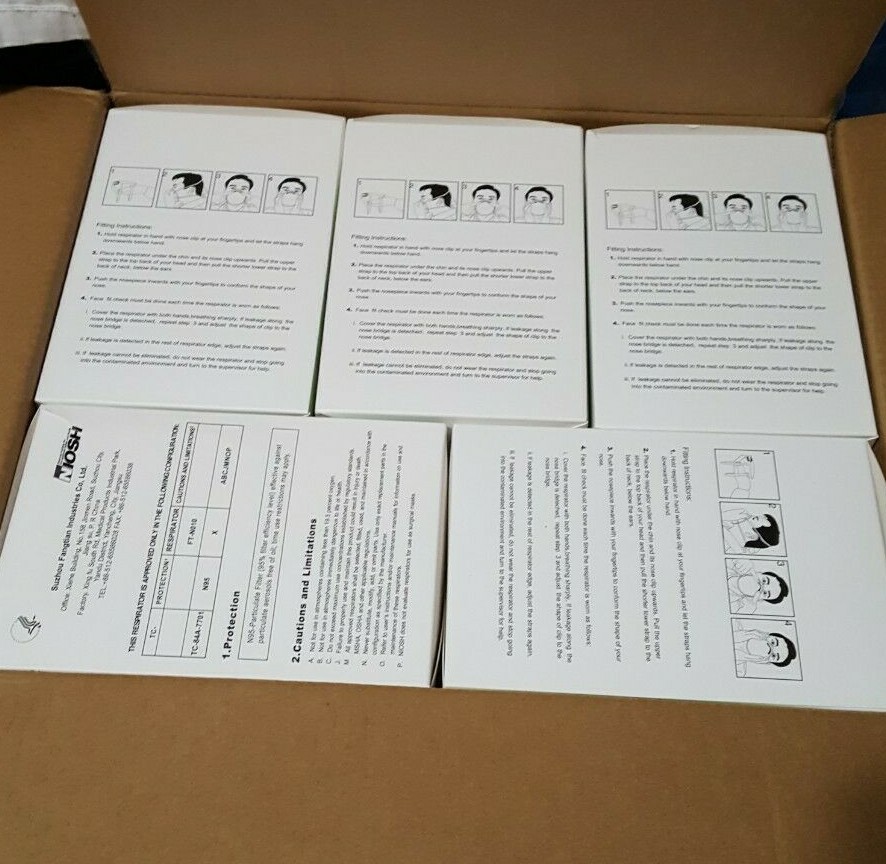 FLTR PURE PROTECTION NIOSH N95, 80 Pack New!