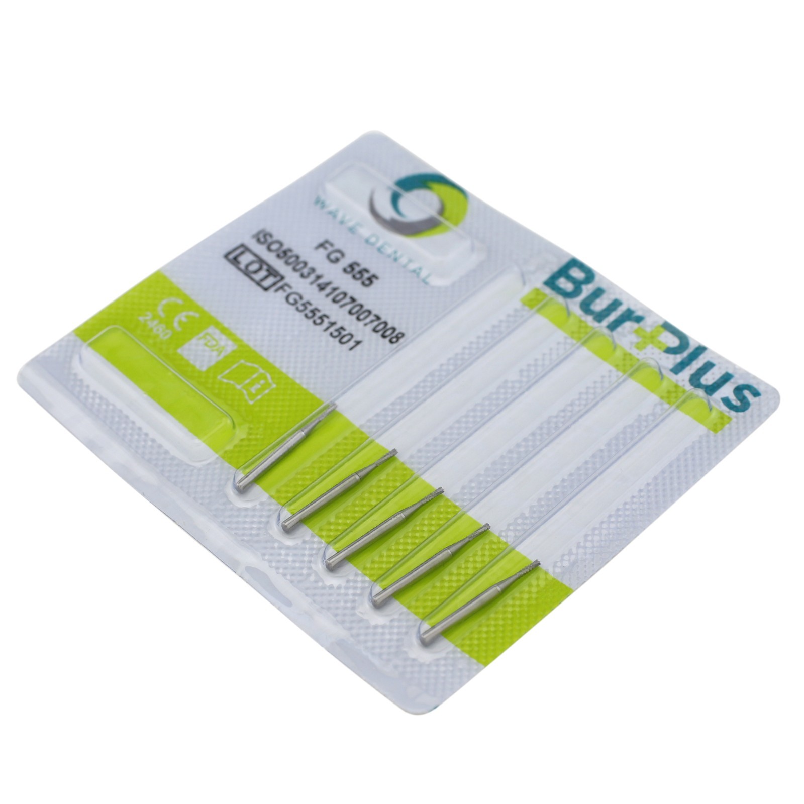 Wave Dental Operative Carbide Burs Straight Fissure Friction Grip FG 555 557 558