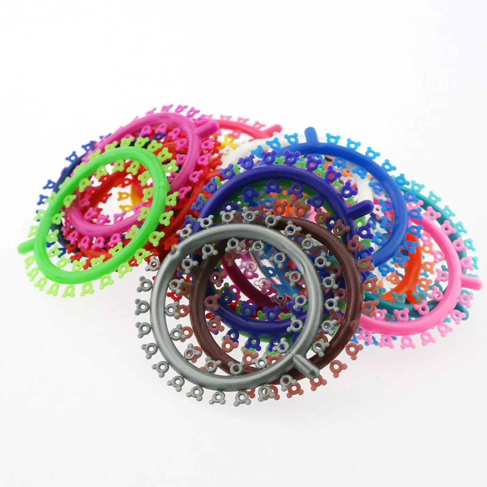 1000 Pcs Orthodontic Dental Multi-Colored Cartoon Elastic Rubber Ligature Tie