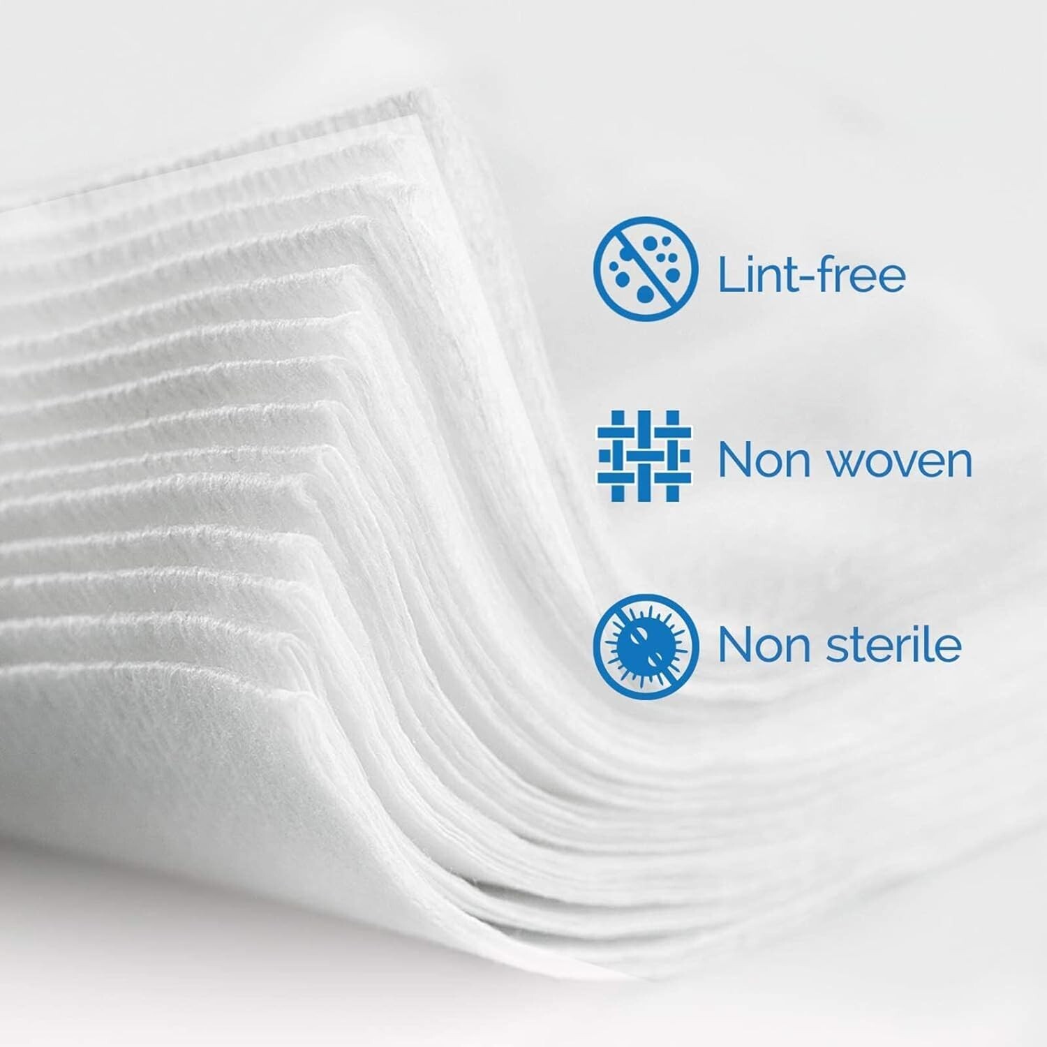 1000/Pack Dental 4″x4″ Gauze Pad Non Woven Sponges 4-Ply Disposable Non-Sterile