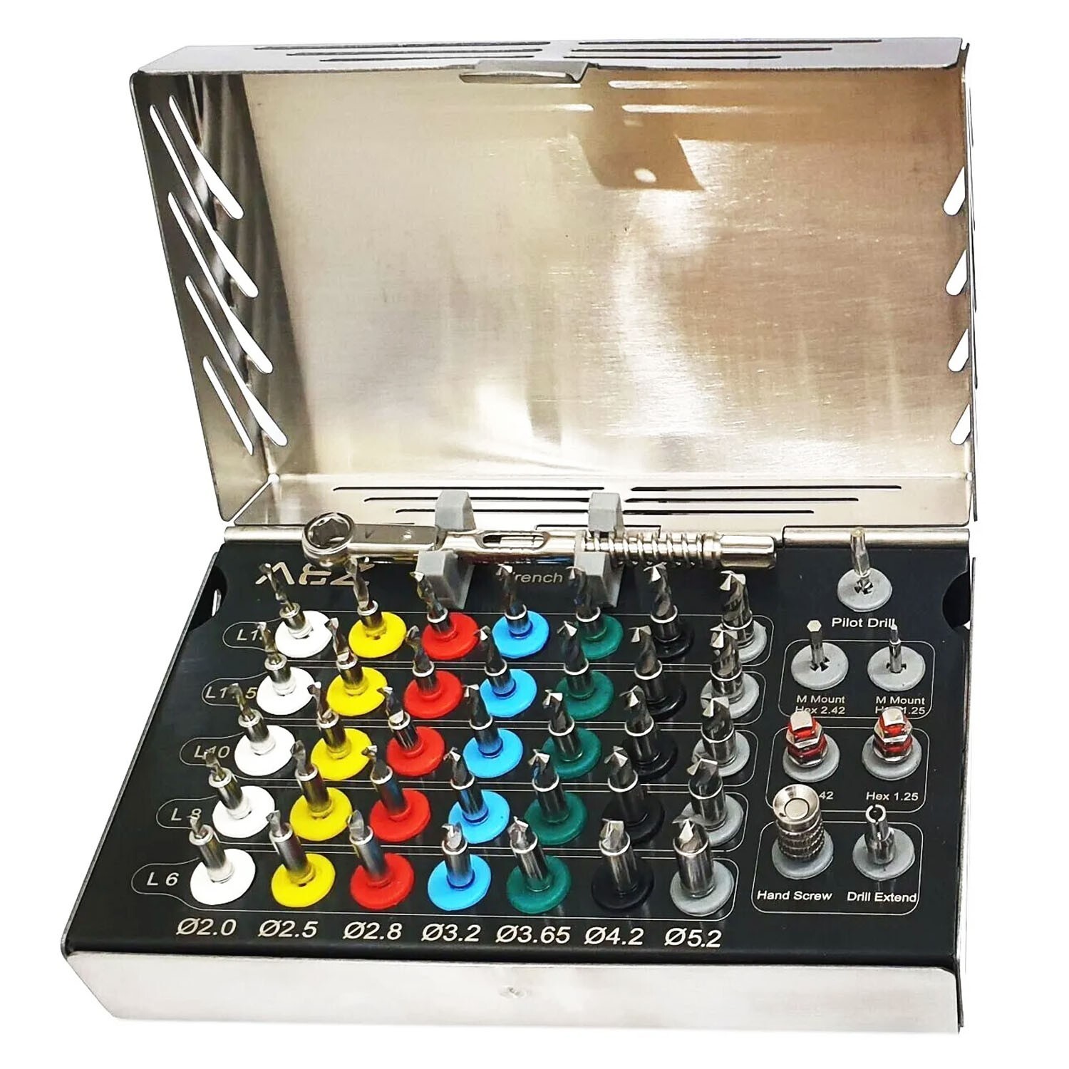 Dental Implant Integral Stopper 35 Drills with Drivers and Keys Complete Kit
