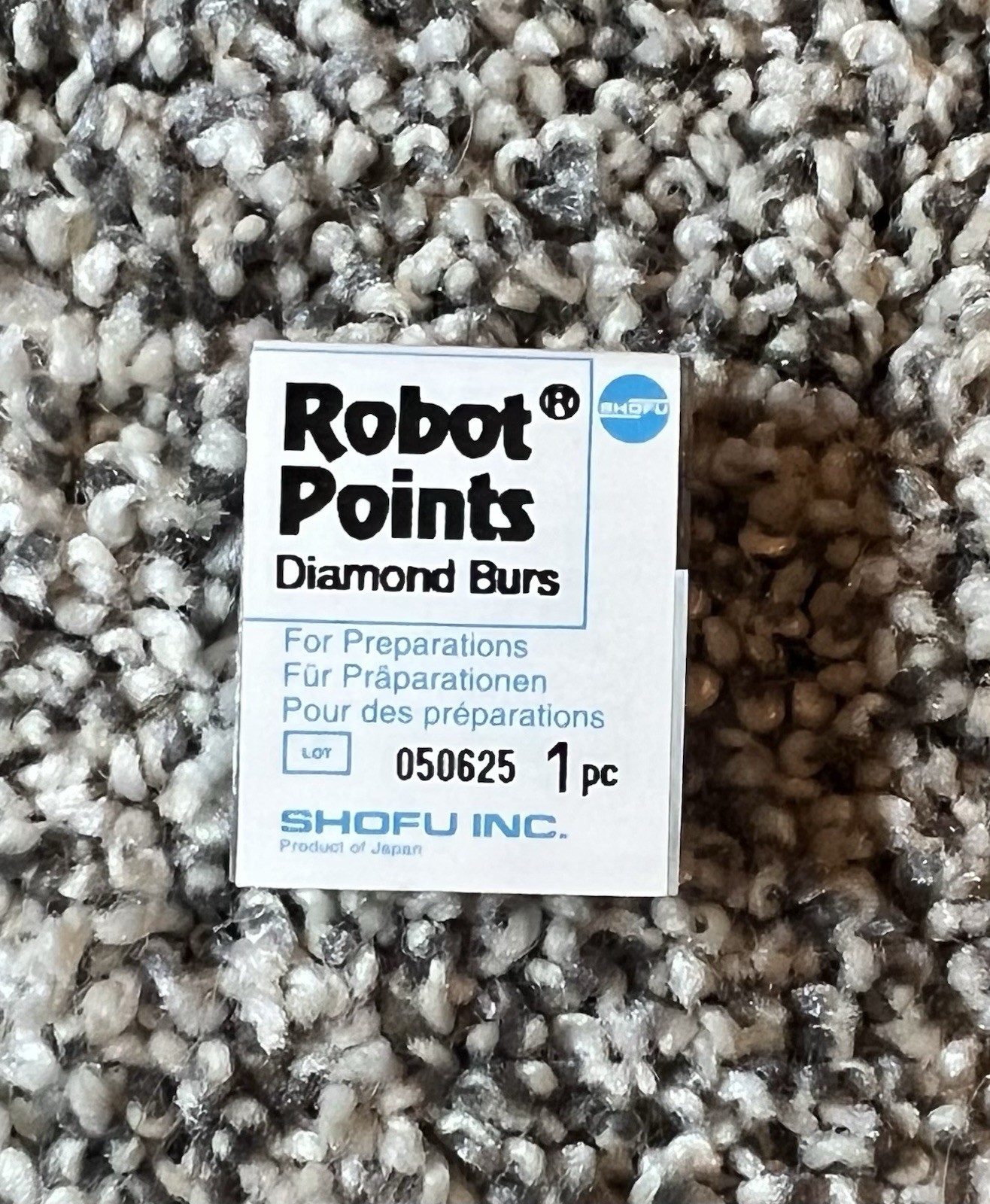 Shofu Robot Points Diamond Bur FG Diamond Grit PN835C-1 6 Pieces – NINE PACKS