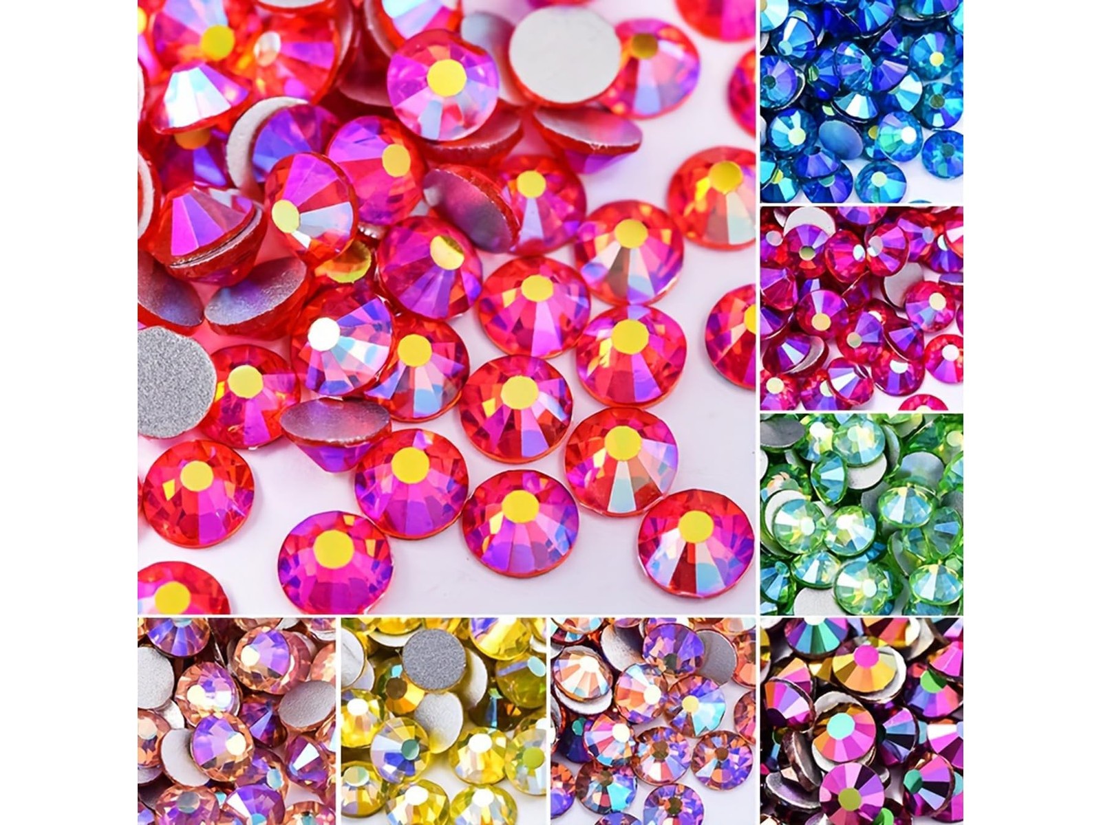 Fiorland Tooth Gem Kit, DIY Crystals Jewelry Kit Teeth Gems A, multi-color