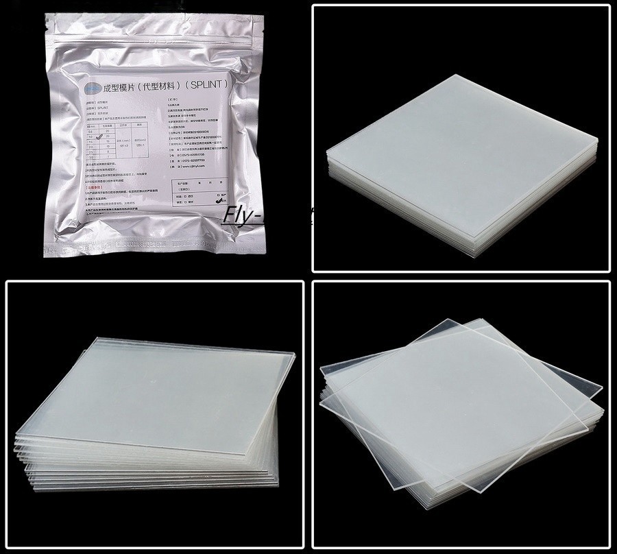 Dental Orthodontic Splint Thermoforming Sheets Vacuum Forming Material Hard/Soft