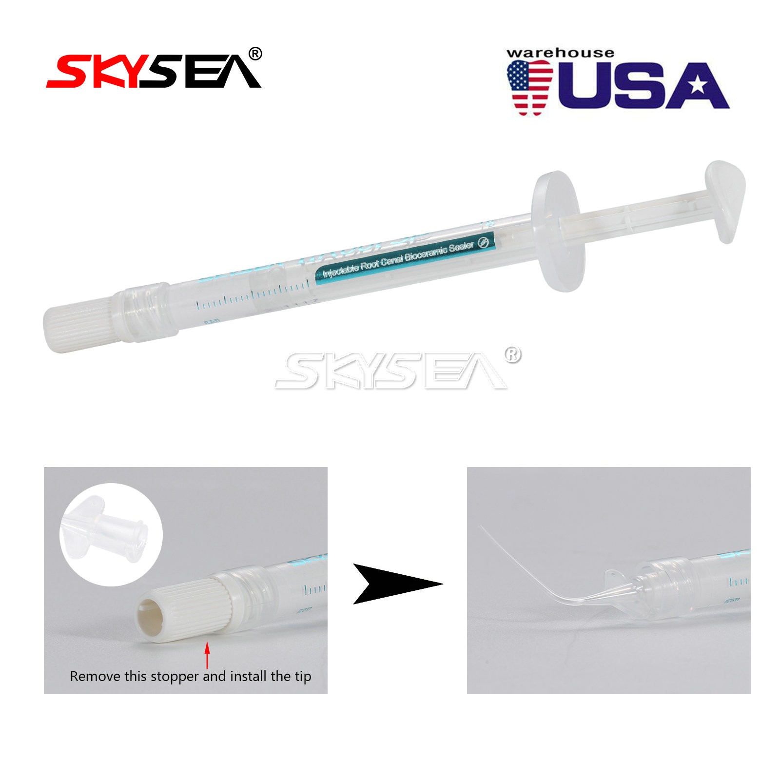 1g Material de Sellado para Endodoncia Injectable Biocerámico dentist