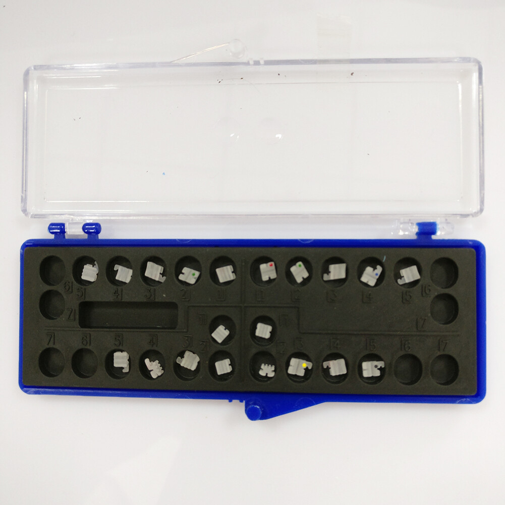 5 Sets Dental Ceramic Orthodontic Brackets ROTH/MBT 0.022 345 Clear Braces
