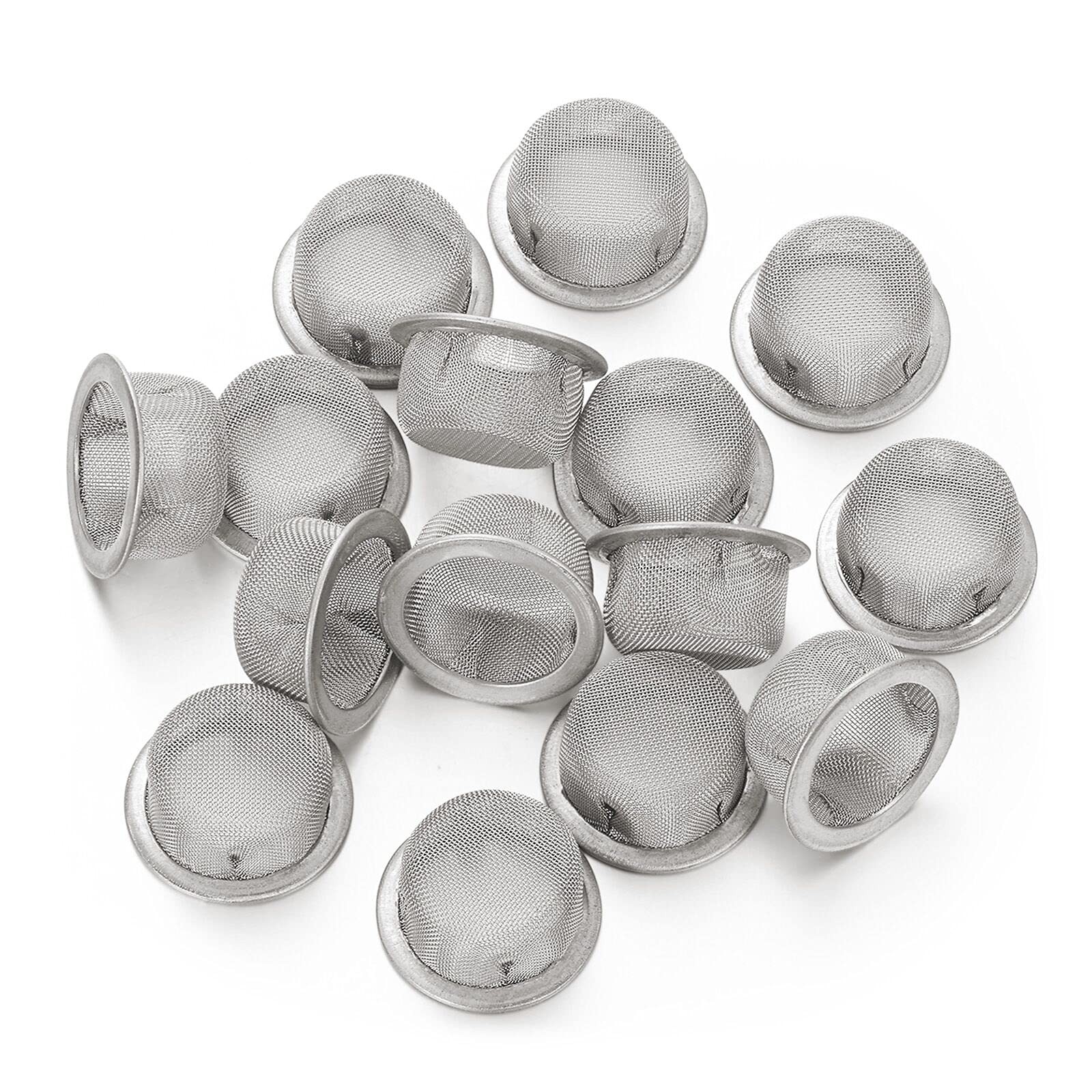 Stanker 15pcs 0.5 Inch Premium Diameter 15 Count (Pack of 1), Silver