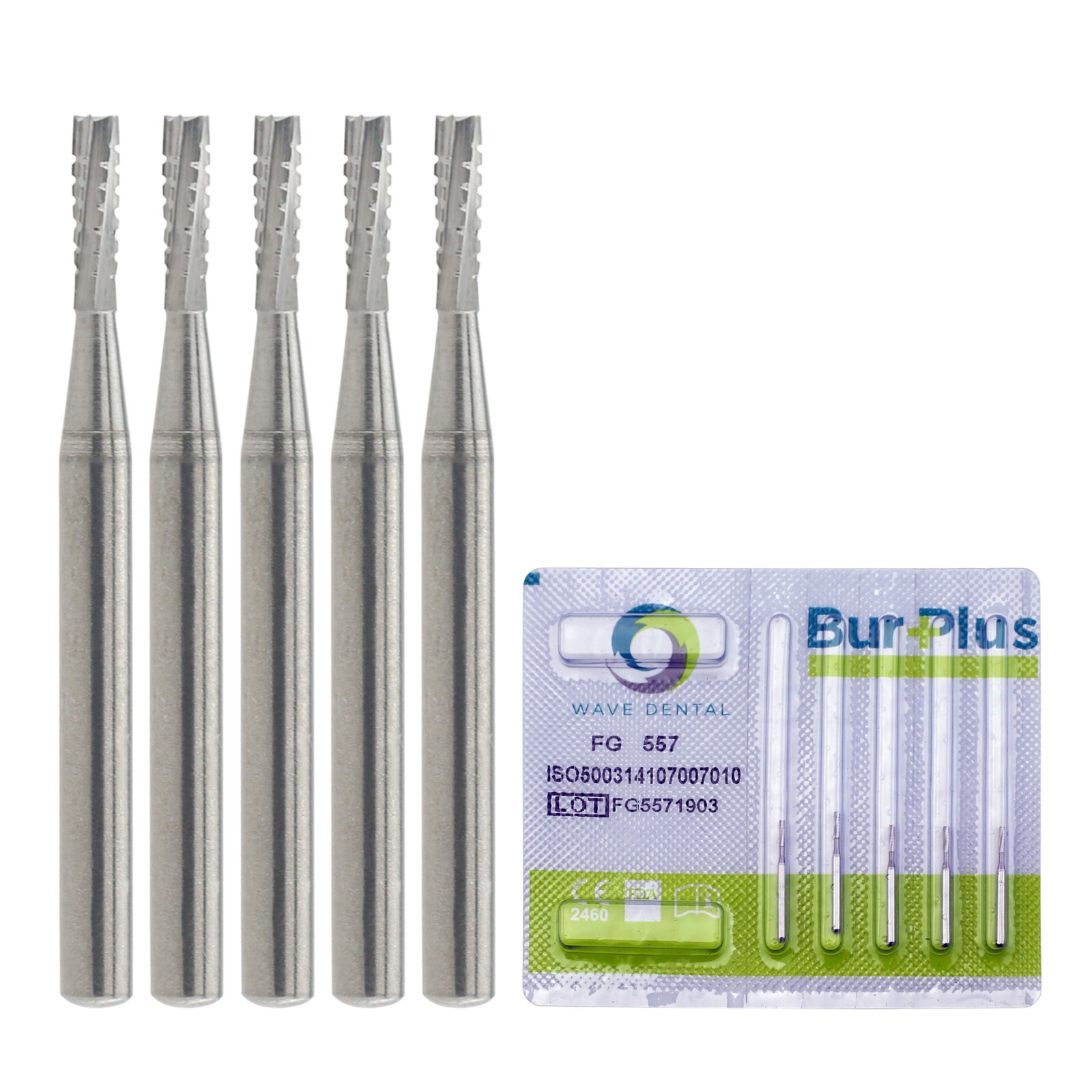Wave Dental Burs FG 330 557 4 6 Carbide Burr Friction Grip Round Pear High Speed