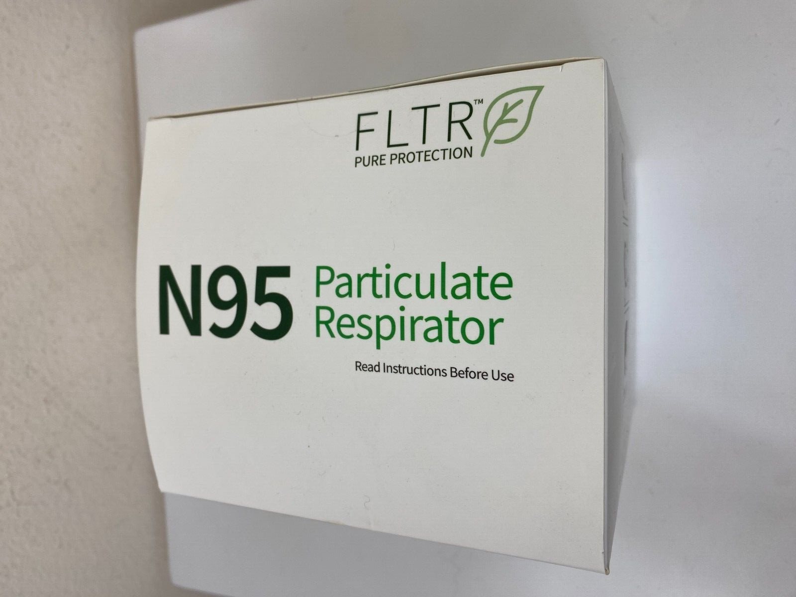 FLTR NIOSH Certified 20 Pack N95 Pure Protection Respirator Face Masks (SEALED)