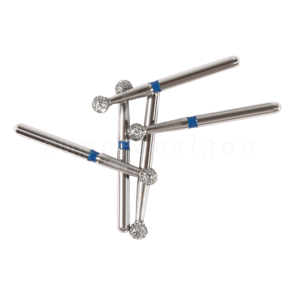 50Pcs Dental Diamond Ball Round Burs FG 1.6mm for High Speed Handpiece BR-30 SA