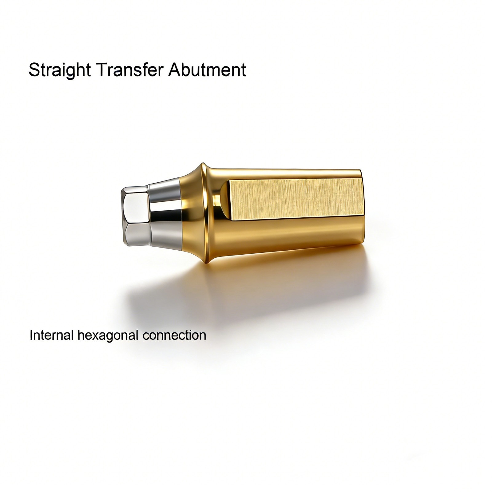 US Titanium Straight Hex Abutment Compatible Osstem Hiossen Mini/Regular Implant