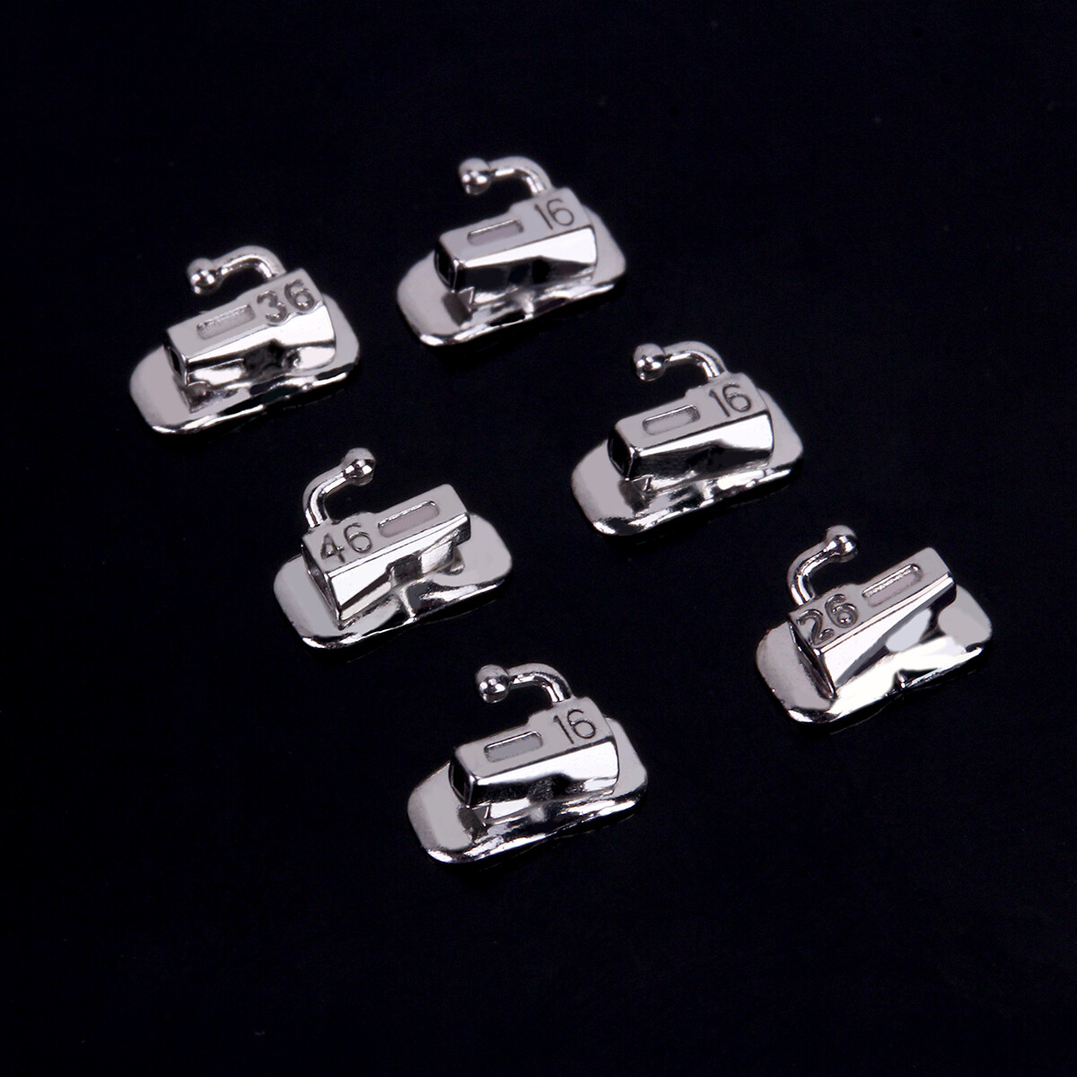 Dental Buccal Tube Roth.022 Non-Convertible Bondable 1st Molar Orthodontic
