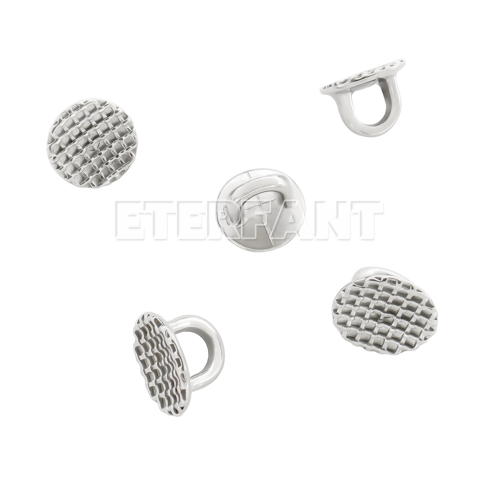 10PCs ETERFANT Dental Ortho Lingual Button Bondable MIM Direct Eyelet Round Base