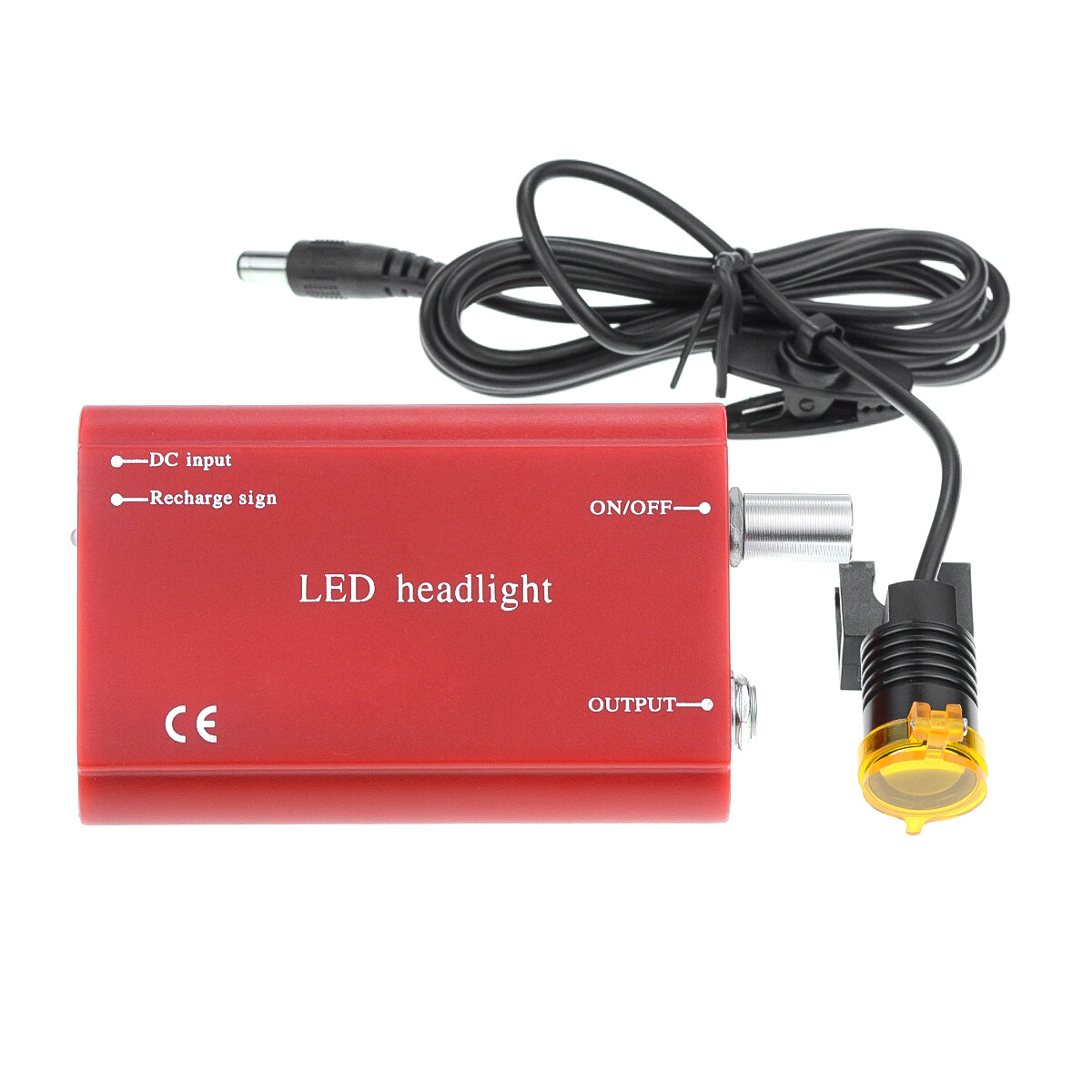 3W Dental Surgical LED Headlight Waist-hanging Headlamp with Filter for Loupes