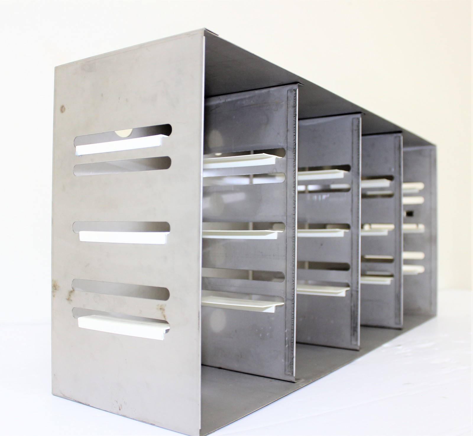 N/A Stainless Steel Freezer Rack for ULT, Holds 16 Boxes, Used (3364447)