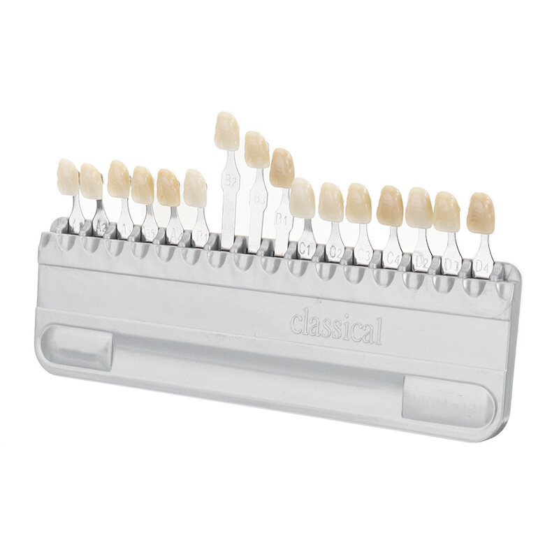 Shade Guide Dental Dentist Materials 16 Colors Shade Guide Teeth