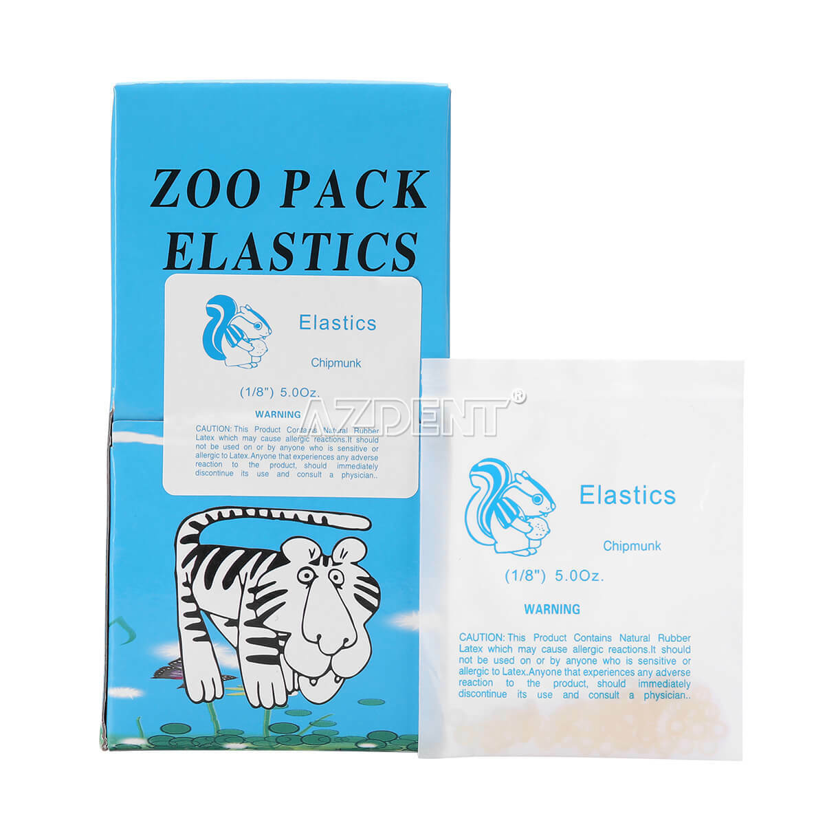 15 Sizes Dental Ortho Elastics Latex Braces Orthodontic Rubber Bands 5000Pcs/Box