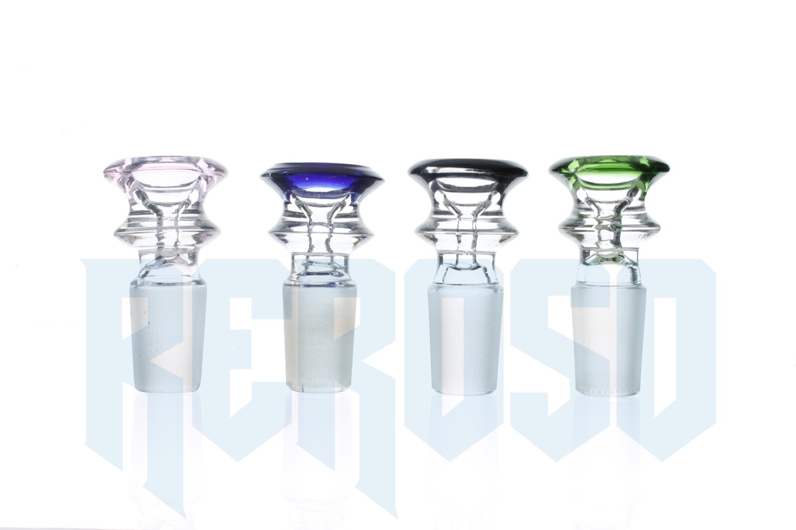 Classic UFO Glass on Glass Slide Bowl With Two Rings 18mm & 14mm Male Available