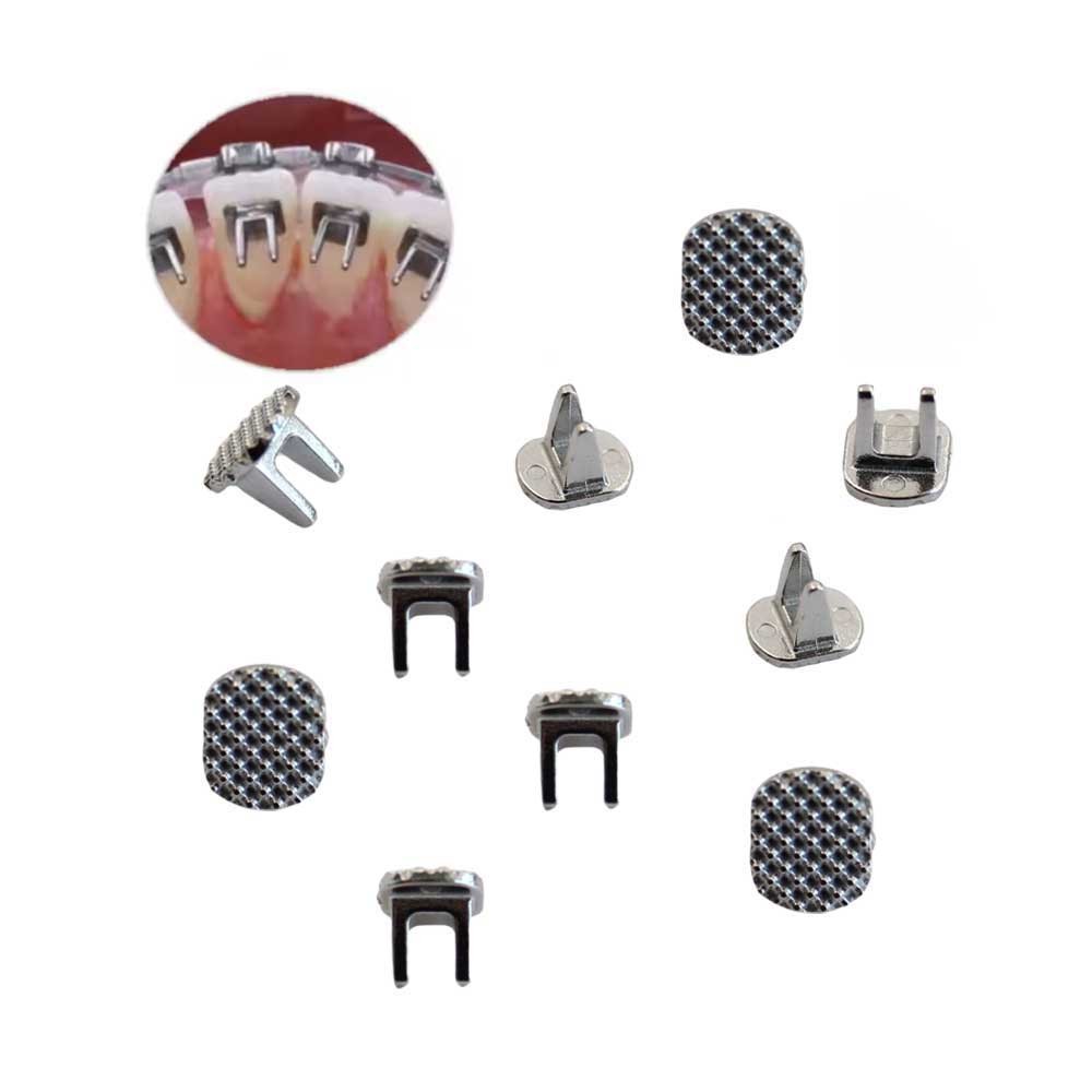 Dental Ortho Bite Turbos Openner Tongue Tamers Monoblock Bondable Hinge 10 Packs