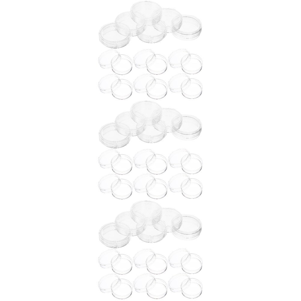 Set of 3 Petri Dish with Agar Cell Culture Dishes Lids for Science Tissue