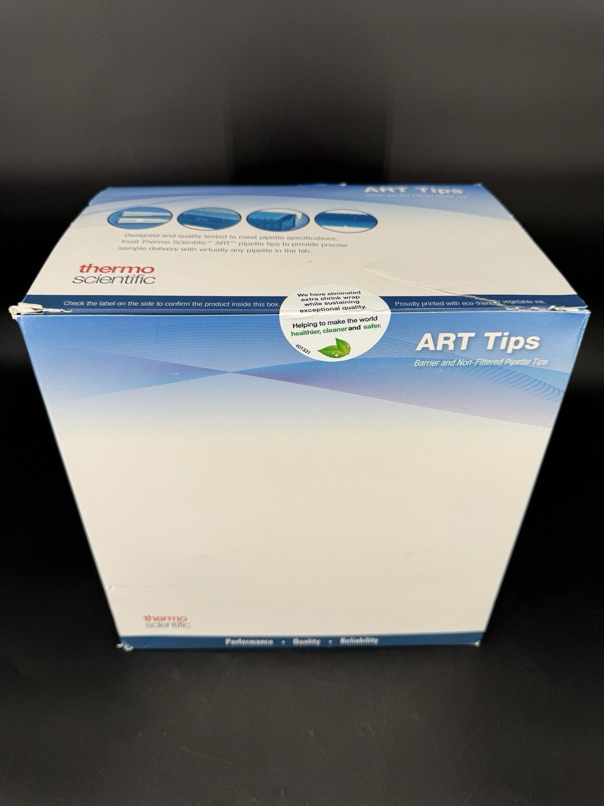 Thermo ART 2079-HR 1000µL REACH XL Barrier Pipette Tips Sterile 8 Racks 768ct
