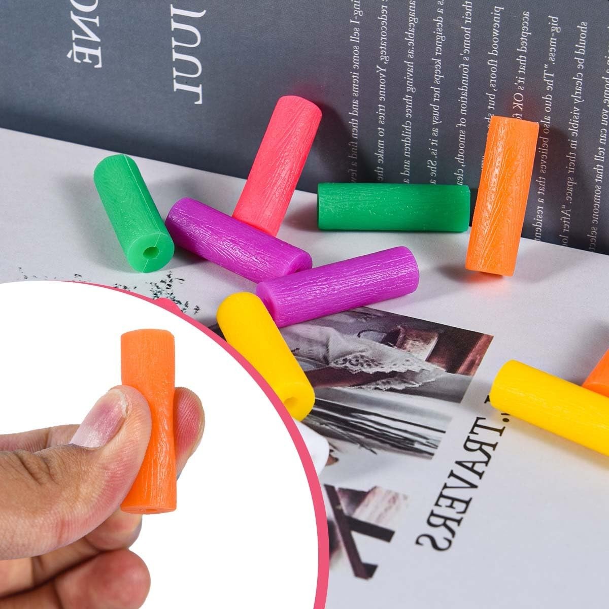 12/48 Pc Colorful Orthodontic Aligner Trays Chewies for Aligner Chompers Aligner