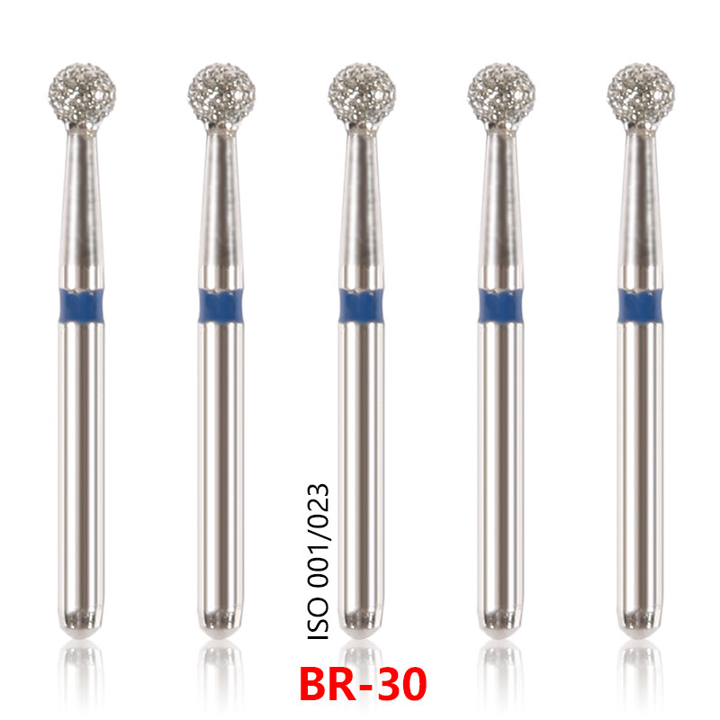 20Types 100Pcs Dental Diamond Burs Drills For High Speed Handpiece Medium FG BUR