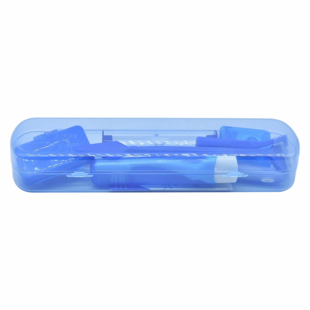 7 Pcs/Box Dental Teeth Oral Cleaning Care Orthodontic Kits Brush Floss 4 Colors
