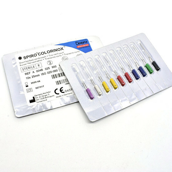 Dentsply barbed broaches 3 pack of 10 All sizes Swiss Made –