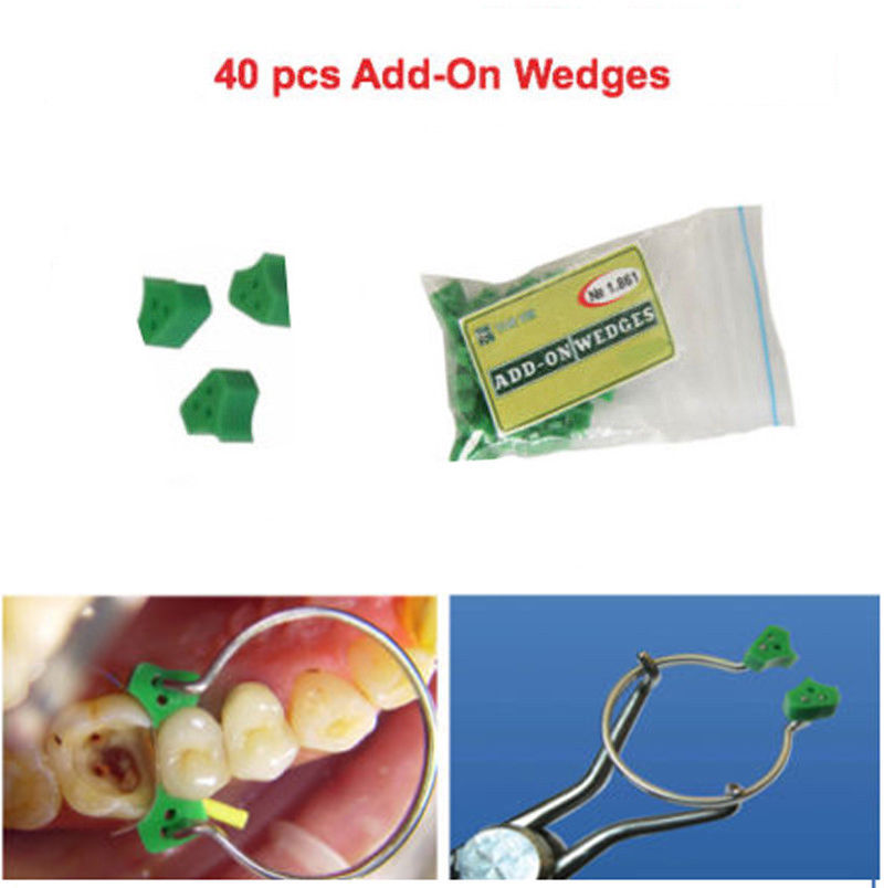 Dental Add On Wedges Orthodontic Silicone Rubber № 1.861 TOR VM 40 Pcs/pack