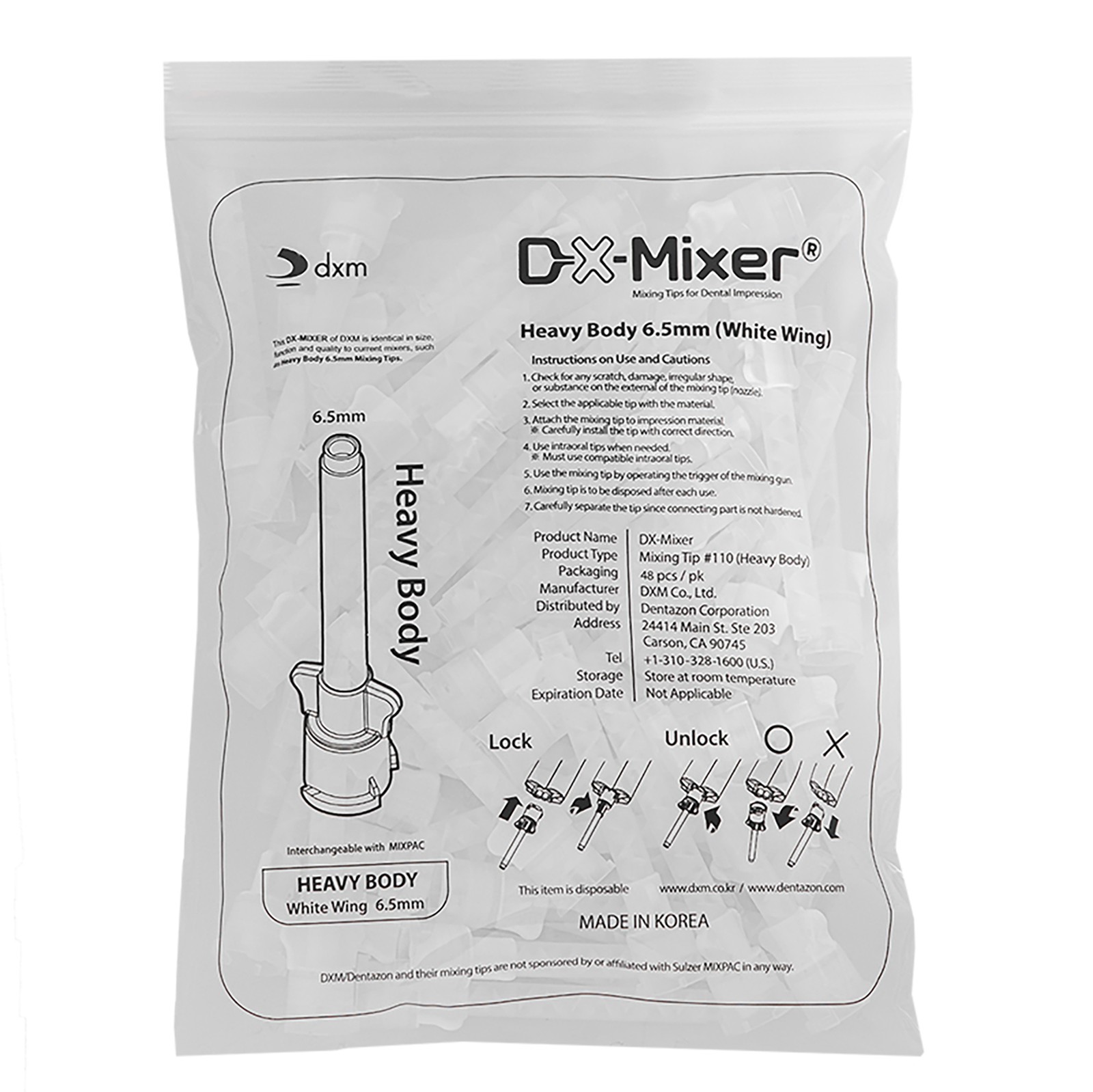 50-500PCS Dental 1:1 New Mixing Tips for Light Body VPS Impression Material