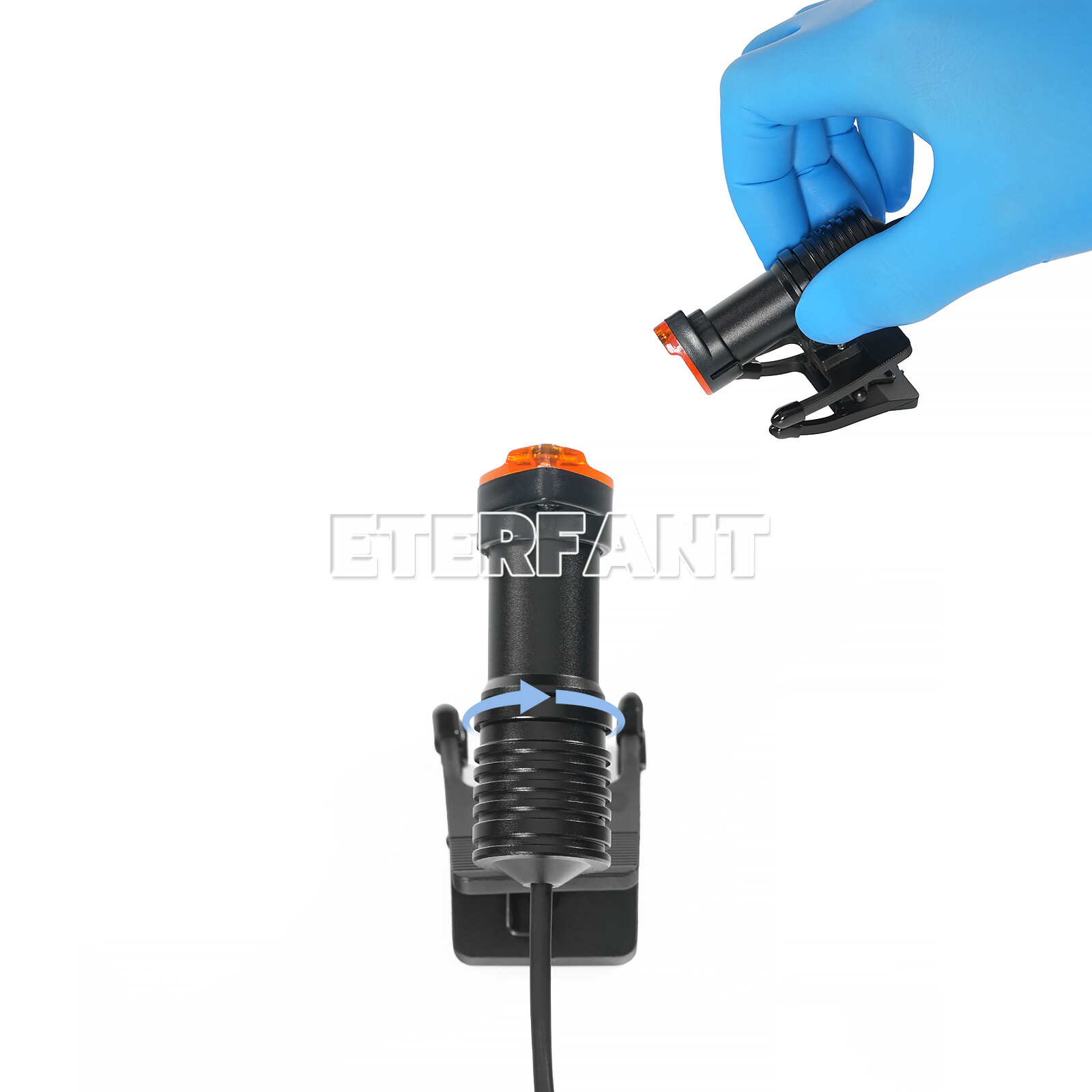 ETERFANT Dental 5W LED Headlight Lamp Metal Clip W/Filter for Binocular Loupes