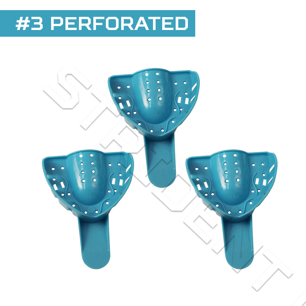 Dental Impression Tray Autoclavable 12 per box Multiple sizes