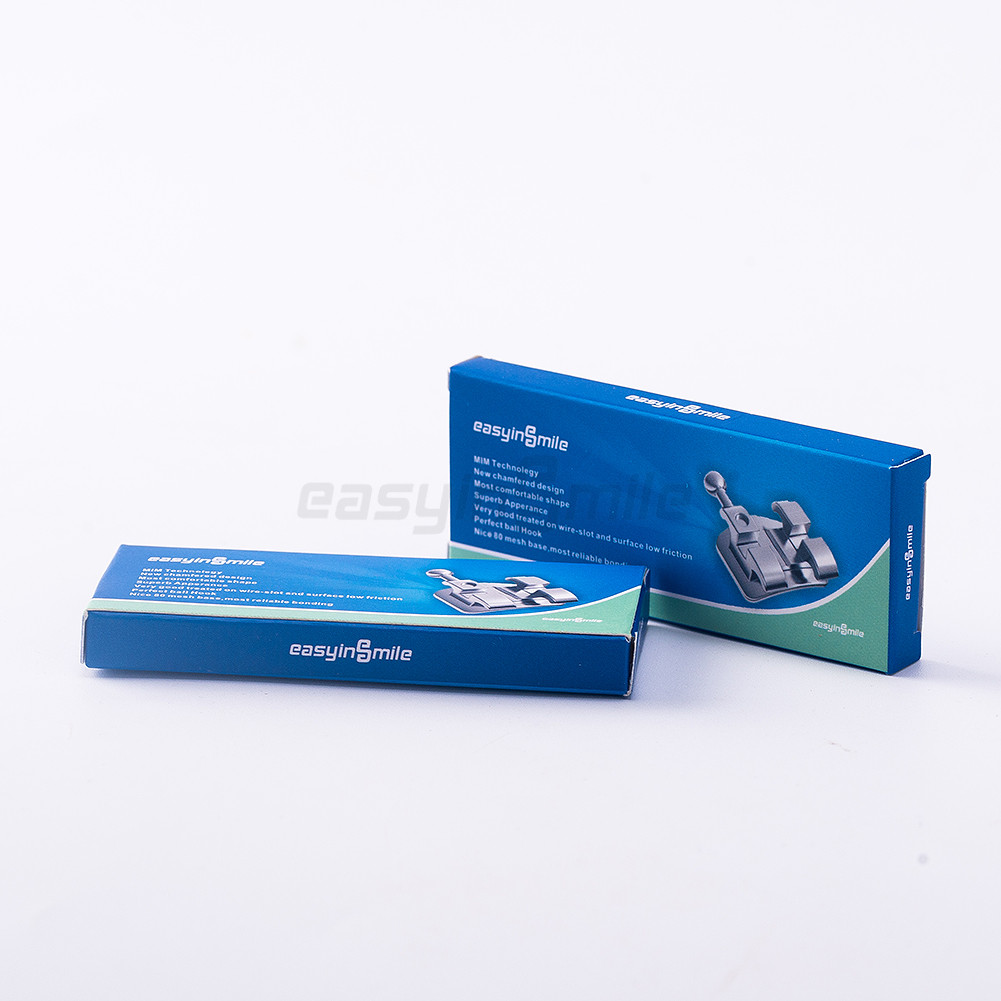 5Pack Dental Orthodontic Brackets MBT/Roth 022 3/345Hook Mini Metal Teeth Braces