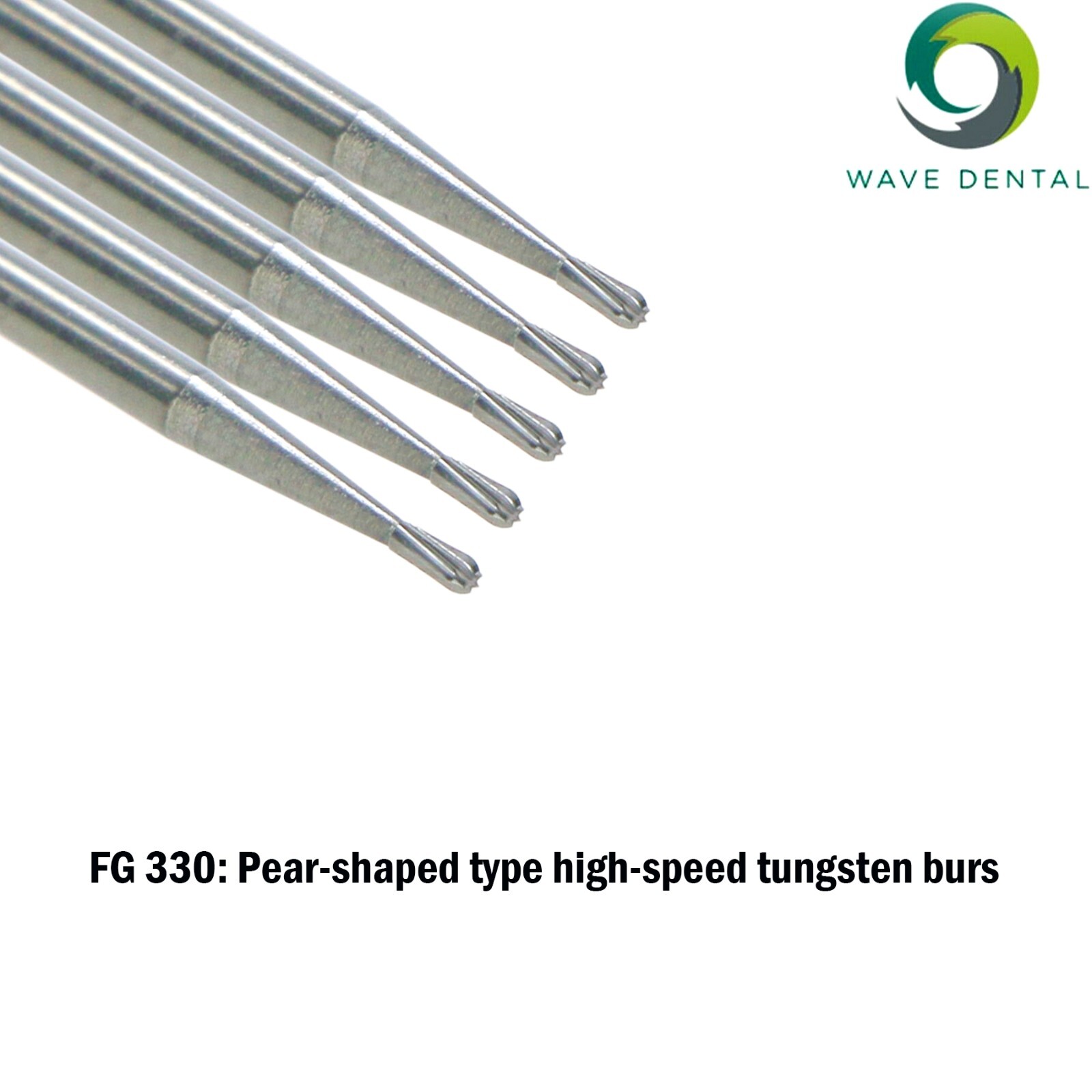 Wave Dental Surgical FG Burs 25mm Carbide Bur Friction Grip Round For High Speed
