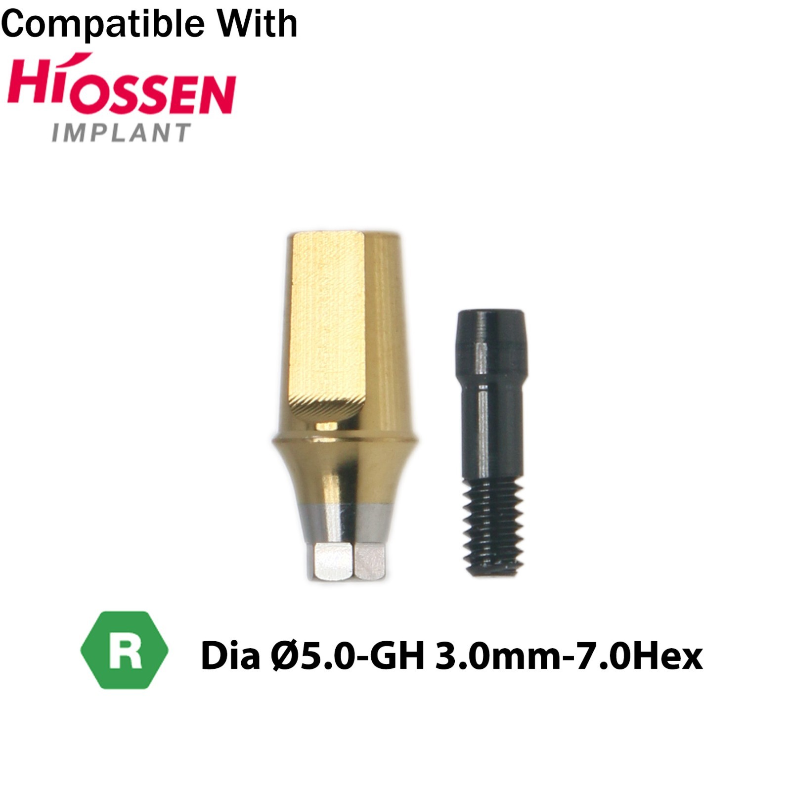 Dental Titanium Straight Transfer Abutment Mini/Regular for Osstem Hiossen TS