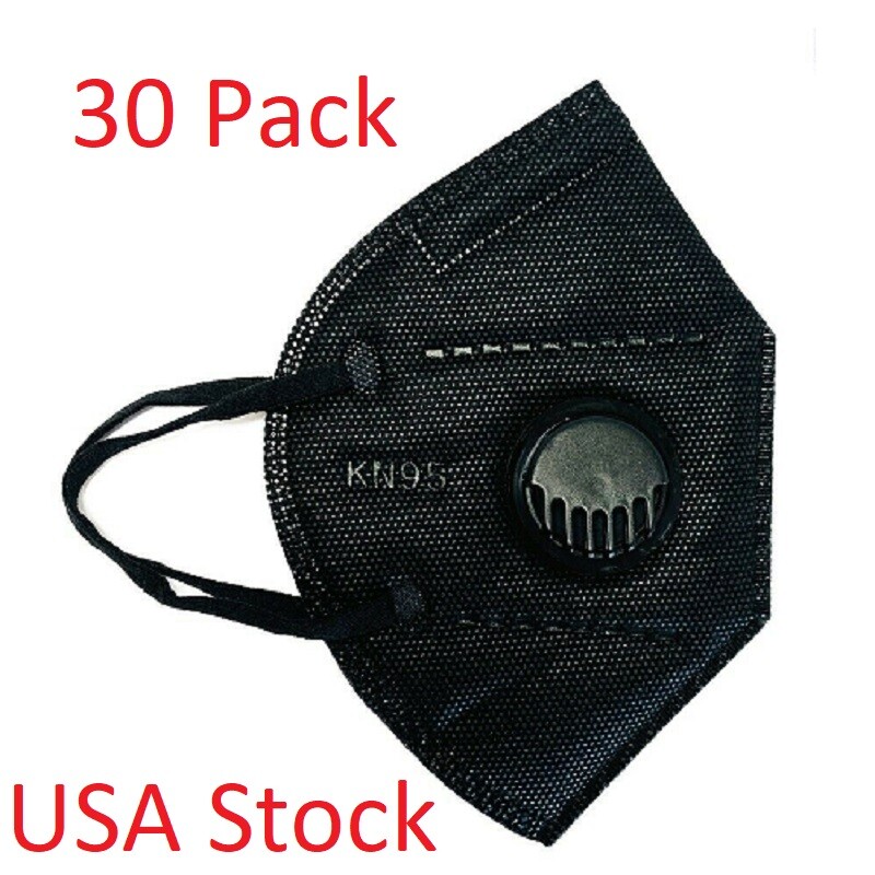 KN95 Face Mask 30 Pack, 5 Layer Face Mask BFE 95% Disposable Respirator-USA