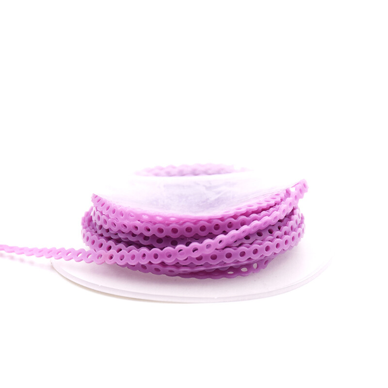 Dental Ortho Elastic Power Chain Rubber Bands Long/Short/Continuous 44 Colors