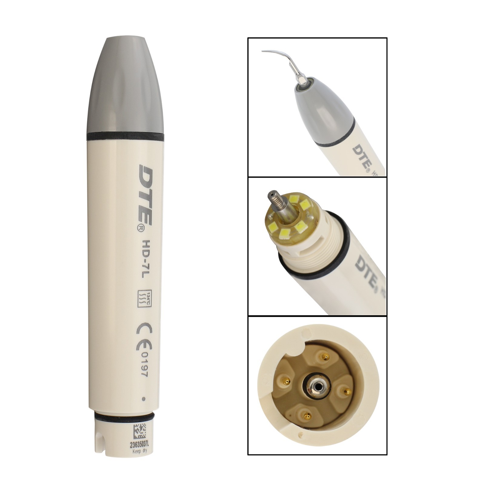 Dental LED Scaler Handpiece HS-7L HD-7L Acteon Satelec Newtron Tips #1 1S H3 10X