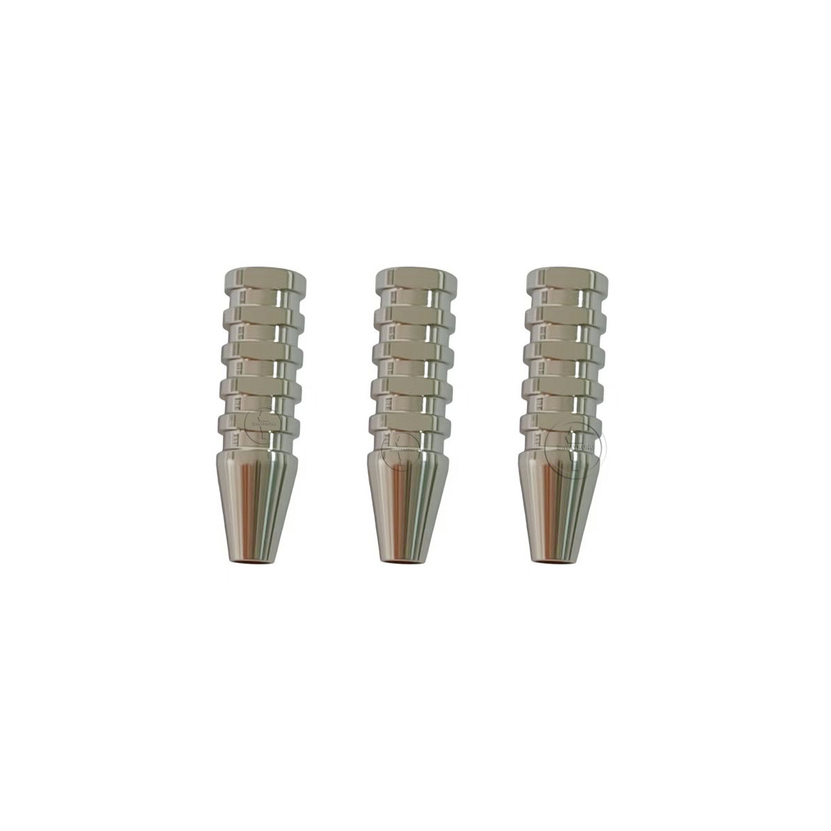 2Pcs Temporary Cylinder Abutment compatible with Hiossen Osstem TS Mini /Regular