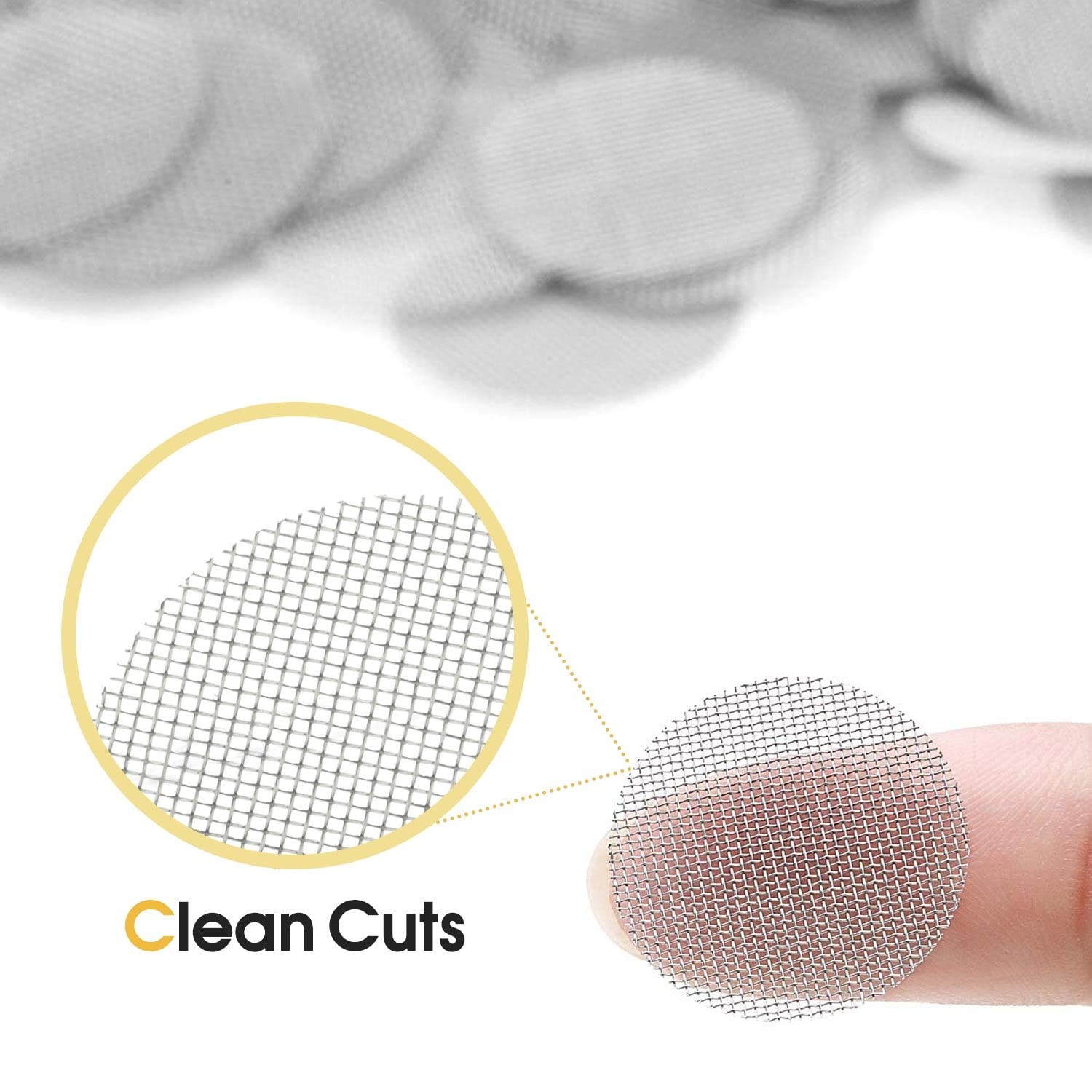 Pipe Screens 120pcs 1/2 Inch 12.7mm Stainless Steel Screen, 0.5 120Pcs