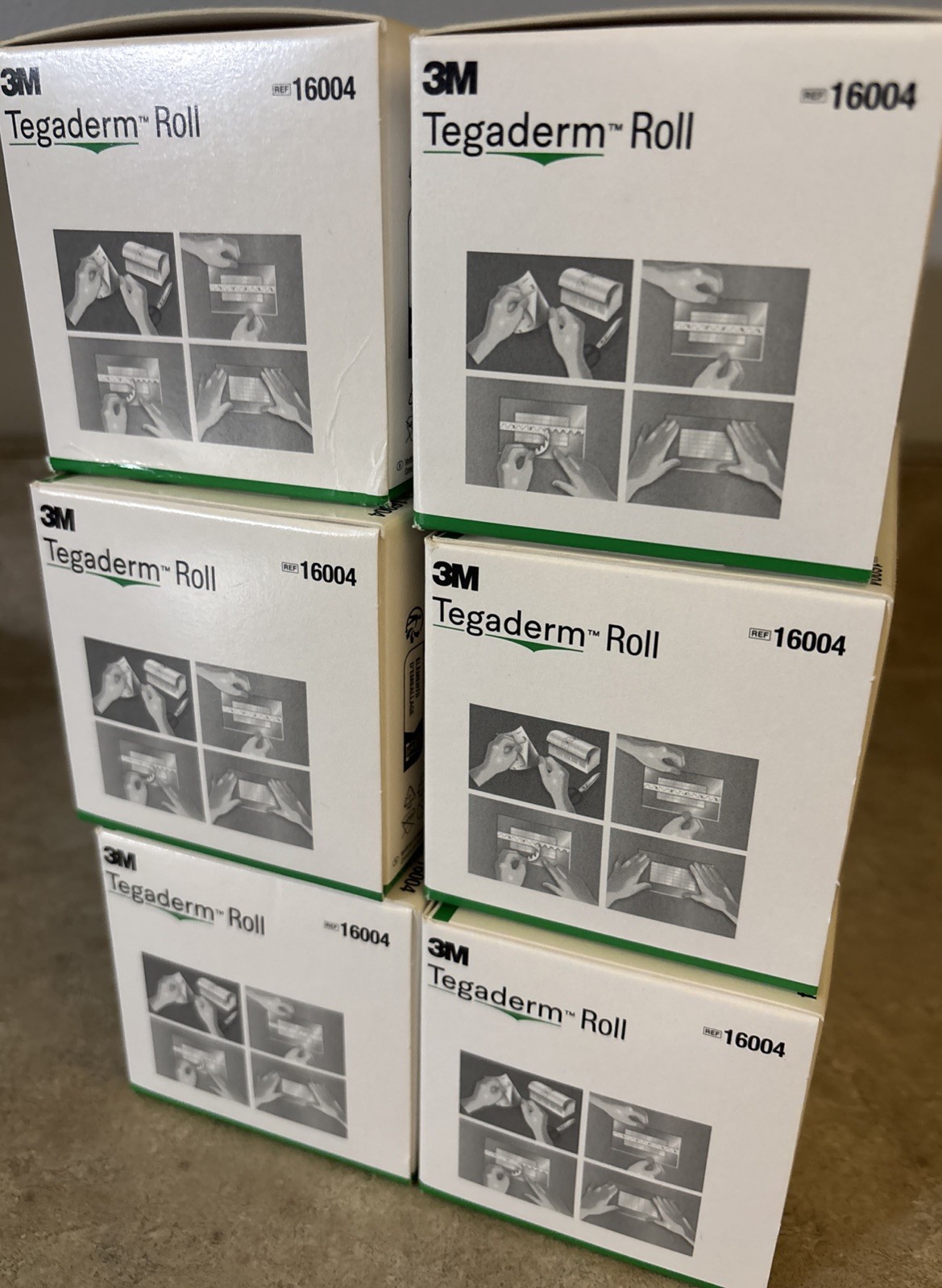 2 Boxes 3M Tegaderm Transparent Film Dressing Roll 4″ x 11 Yd Adhesive