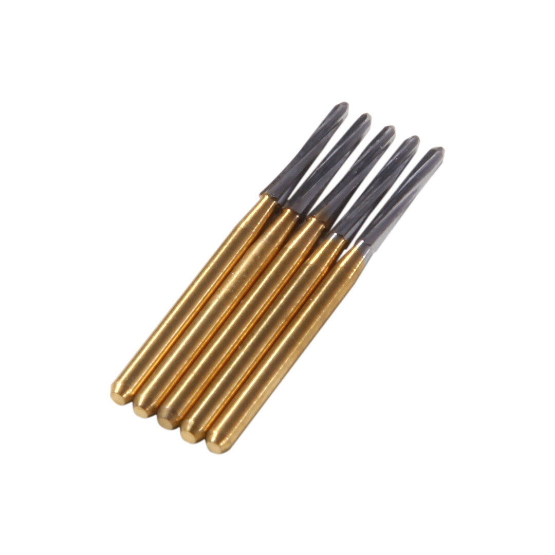 5PCS Dental Endodontic ENDO-Z Tungsten Carbide FG Round Bur High Speed 25mm USA